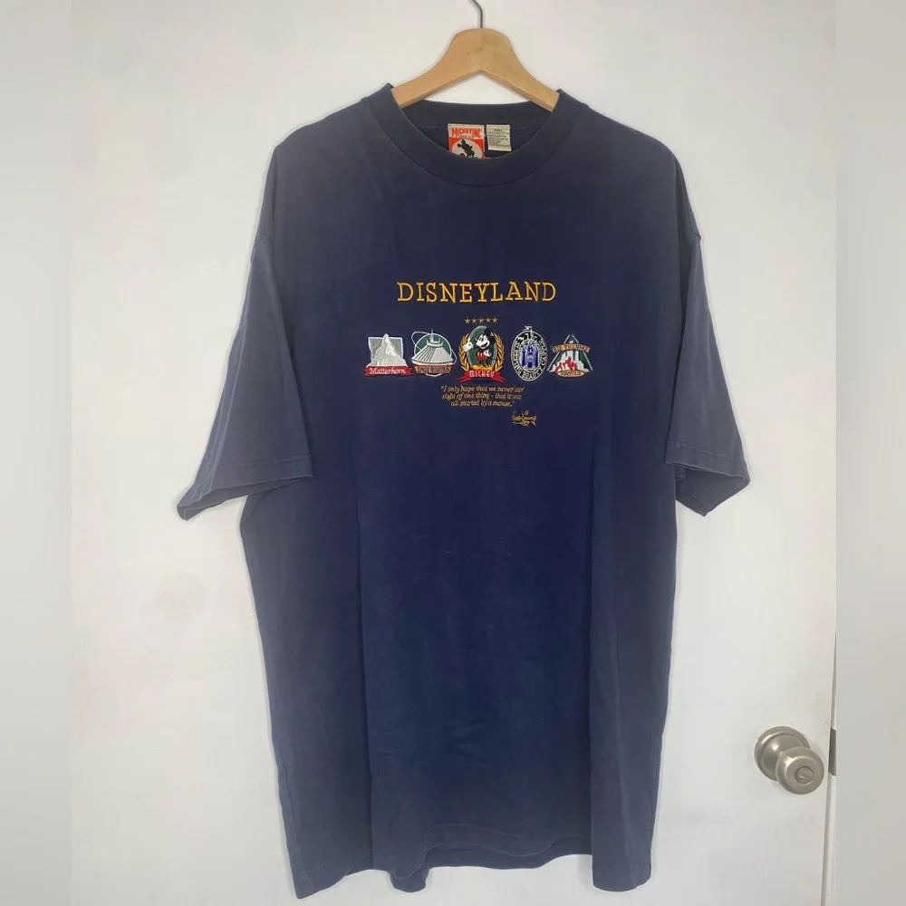 Vintage Disneyland Embroidered Tee, Size 3XL - Picture 1 of 4